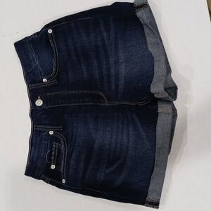 No Boundaries blue jean shorts size 7 cotton polyester blend